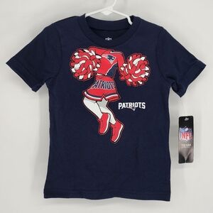NFL New England Patriots Graphic Tee NWT Toddler Girls Football